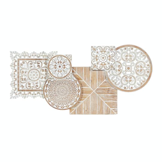 Brown Wood Farmhouse Wall Decor 17" x 36" x 2"